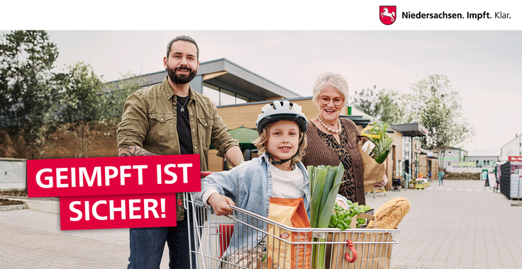 Familie beim Einkaufen